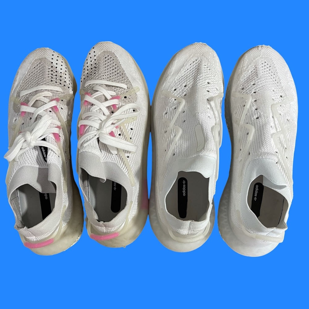 2 pairs of Adidas 4D Fusio gently used.